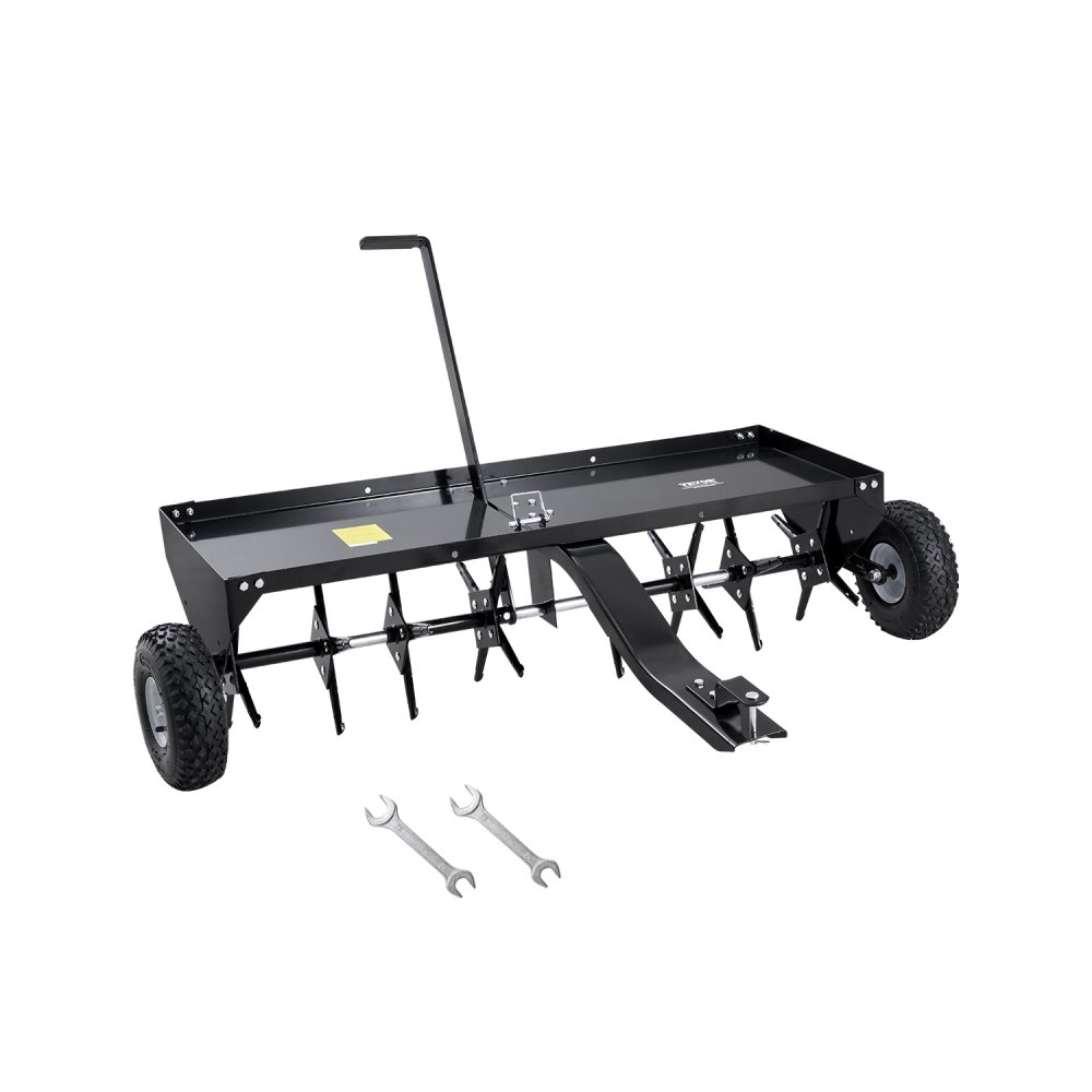 VEVOR Aerifizierer, 1500x980x885 mm, Rasenbelüfter zum Hinterherziehen mit Universalkupplung