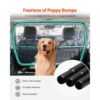 VEVOR Hunde Autobarriere 1415 mm Trennwand Hundegitter zur Montage an Vordersitzen Autoschutzgitter – Bild 5