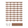 VEVOR Rasenkante, 10er-Set, 1016x114,3x1,5 mm, rostbeständige Beeteinfassung aus Metall