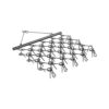 VEVOR Wiesenegge, 178x147x11cm, Wiesenschleppe mit 60 Zähnen, geeignet für ATV- & UTV-Traktoren
