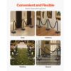 VEVOR Absperrpfosten Absperrung (6 Stk.) zur Steuerung von Menschenmengen mit 4 schwarzen Samtseilen – Bild 5 VEVOR Absperrpfosten Absperrung (6 Stk.) zur Steuerung von Menschenmengen mit 4 schwarzen Samtseilen – Bild 5