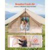 VEVOR Aufblasbare Zelte für Camping 3x2x2 m, 3–5 Personen, Handpumpe, Ofenanschluss – Bild 5