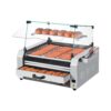 VEVOR Hot Dog Grill Maschine 30 Hot dogs 11 Rollen Edelstahl, 2400 W