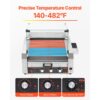 VEVOR Hot Dog Grill Maschine 30 Hot dogs 11 Rollen Edelstahl, 2400 W – Bild 3