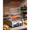 VEVOR Hot Dog Grill Maschine 30 Hot dogs 11 Rollen Edelstahl, 2400 W – Bild 4