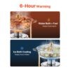 VEVOR Chafing Dish Buffet Speisenwärmer mit 4 Behältern in voller Größe (4,7 L pro) – Bild 2