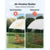 VEVOR Hühnerstall, 3x6x2 m, begehbarer Hühnerauslauf mit Abdeckung, Enten- & Kaninchenkäfig – Bild 5