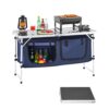 VEVOR Camping Küchentisch klappbarer Kochtisch Outdoor, 3-fach höhenverstellbar VEVOR Camping Küchentisch klappbarer Kochtisch Outdoor, 3-fach höhenverstellbar