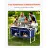 VEVOR Camping Küchentisch klappbarer Kochtisch Outdoor, 3-fach höhenverstellbar – Bild 2 VEVOR Camping Küchentisch klappbarer Kochtisch Outdoor, 3-fach höhenverstellbar – Bild 2