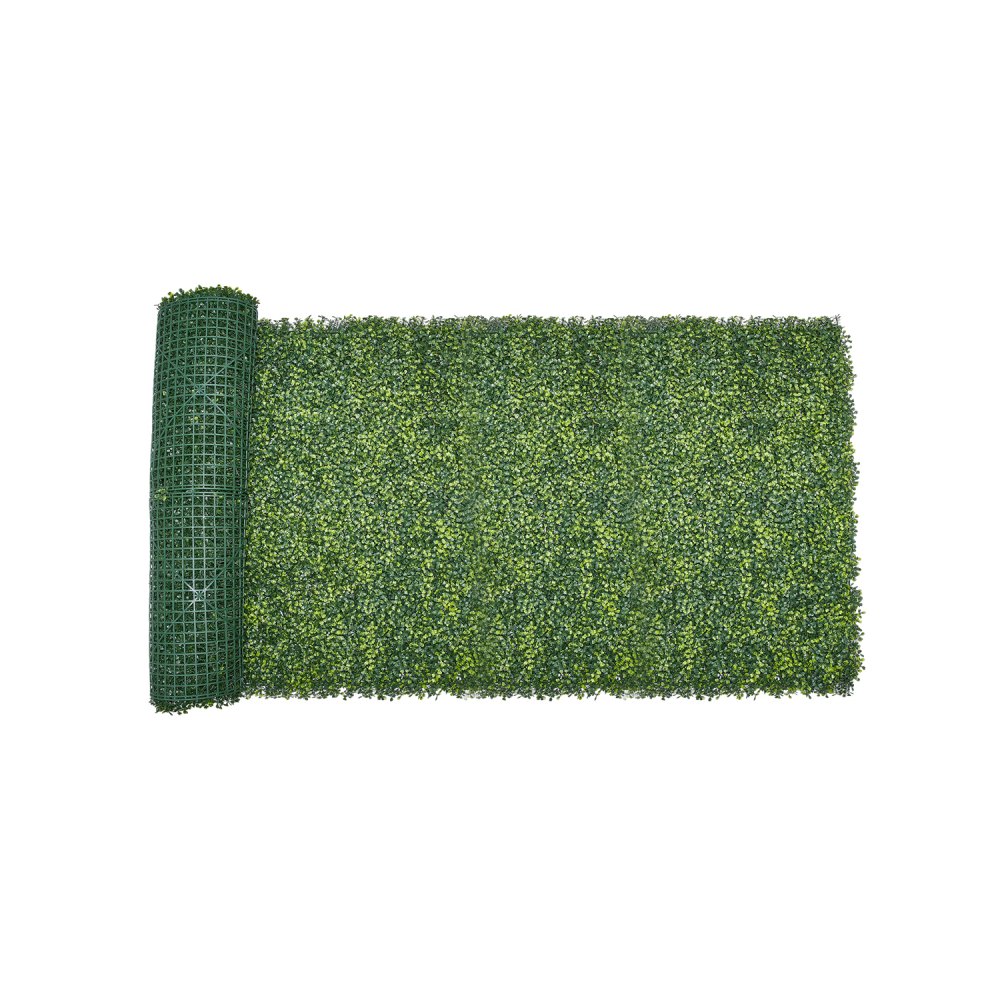 VEVOR Künstliche Pflanzenwand, 3000x1500x40 mm, Mailänder Gras, Heckenschirm für den Garten