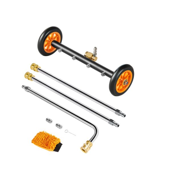 VEVOR 415 mm Hochdruckreiniger-Unterbodenreiniger, 4000 Max PSI, 4 Sprühdüsen
