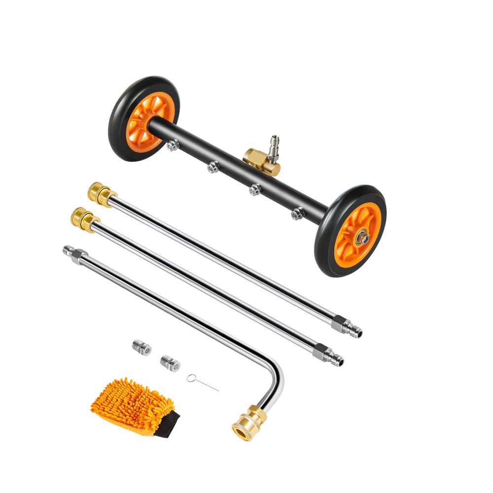 VEVOR 415 mm Hochdruckreiniger-Unterbodenreiniger, 4000 Max PSI, 4 Sprühdüsen