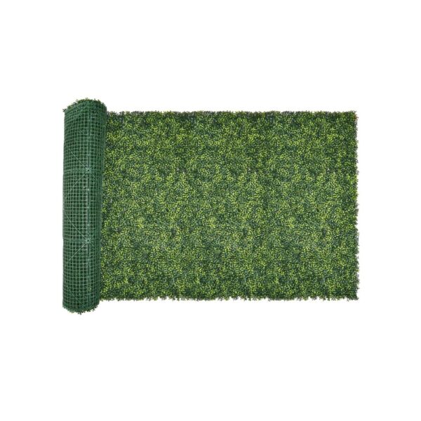 VEVOR Künstliche Hecke, 3000x1000x45mm, Künstliche Pflanzenwand, Heckenschirm für den Garten