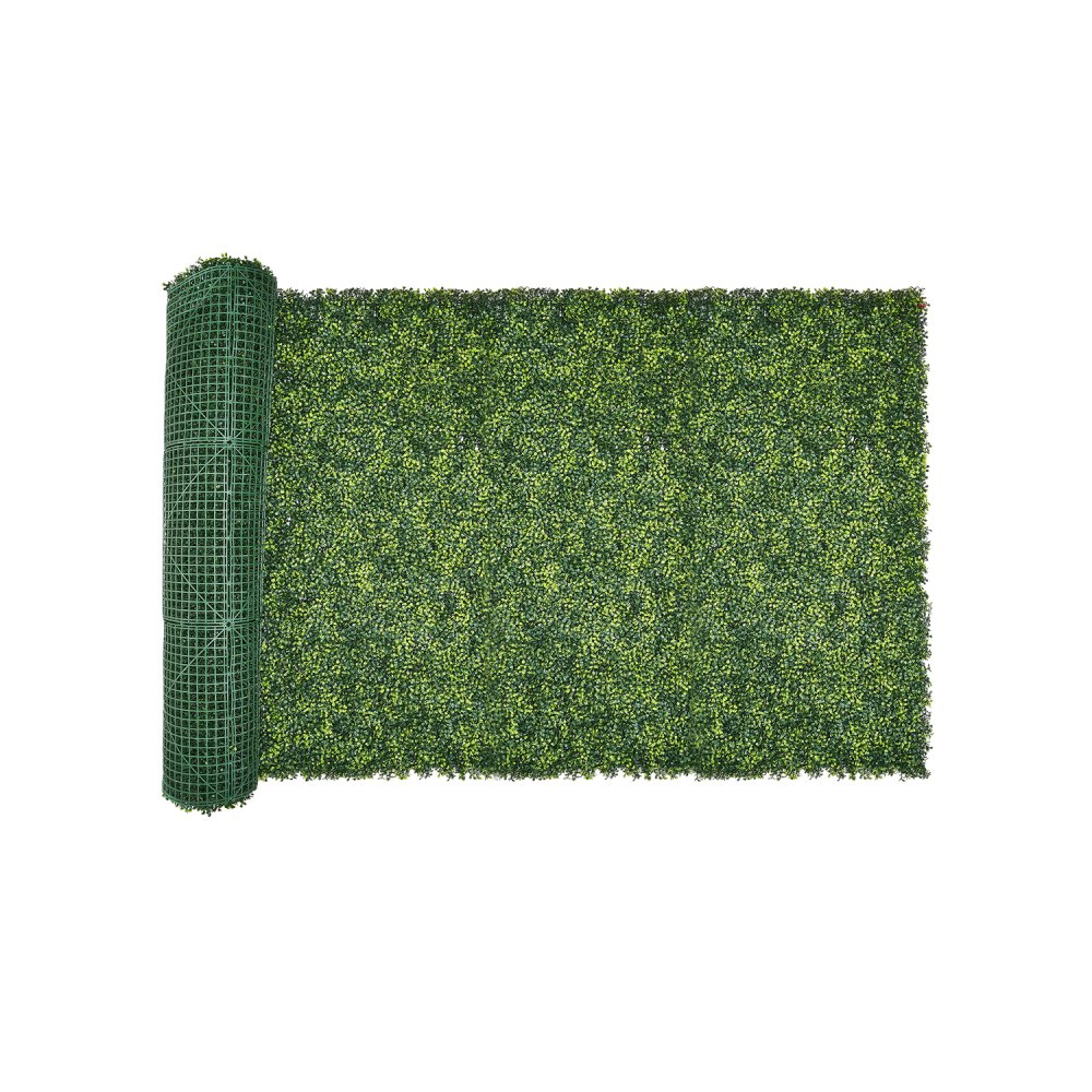 VEVOR Künstliche Hecke, 3000x1000x45mm, Künstliche Pflanzenwand, Heckenschirm für den Garten