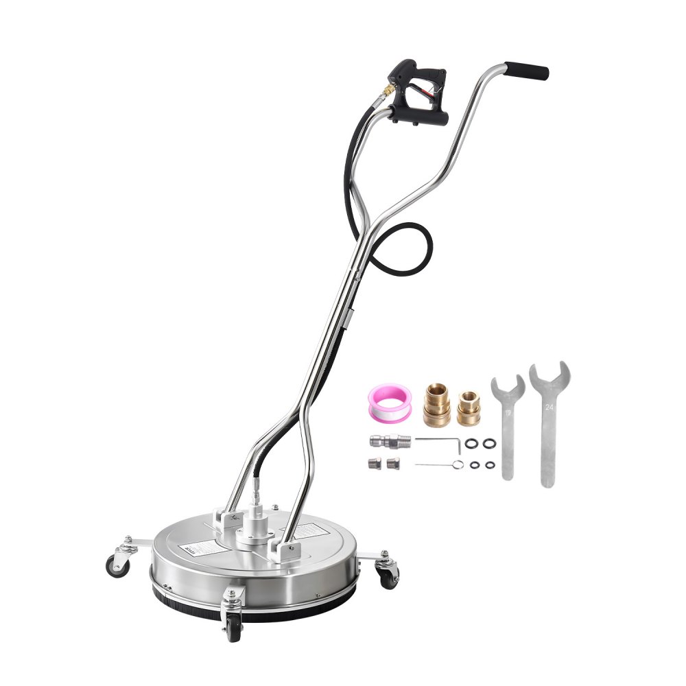 VEVOR 535 mm Hochdruckreiniger-Oberflächenreiniger, 310 Bar max. 0,95 cm Anschlussstück, 2 Düsen