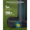 VEVOR aufblasbare Filmleinwand Projektion Beamer Leinwand aus 600D, 16:9 – Bild 3