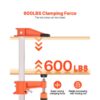 VEVOR Stangenklemmen für Holzbearbeitung 4 Stk. (15,24 / 30,48 cm) Öffnung, 63,5 mm Tiefe, Metallbearbeitung – Bild 4