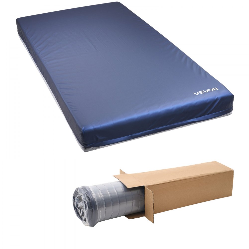 VEVOR Pflegematratze, 227 kg Tragkraft, medizinische Doppelschicht-Schaumstoffmatratze, 2030x914x153 mm