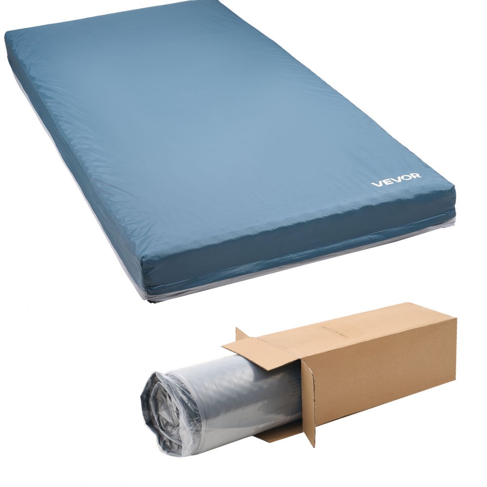 VEVOR Pflegematratze, 158 kg Tragkraft, medizinische Schaumstoffmatratze, 2030x914x153 mm