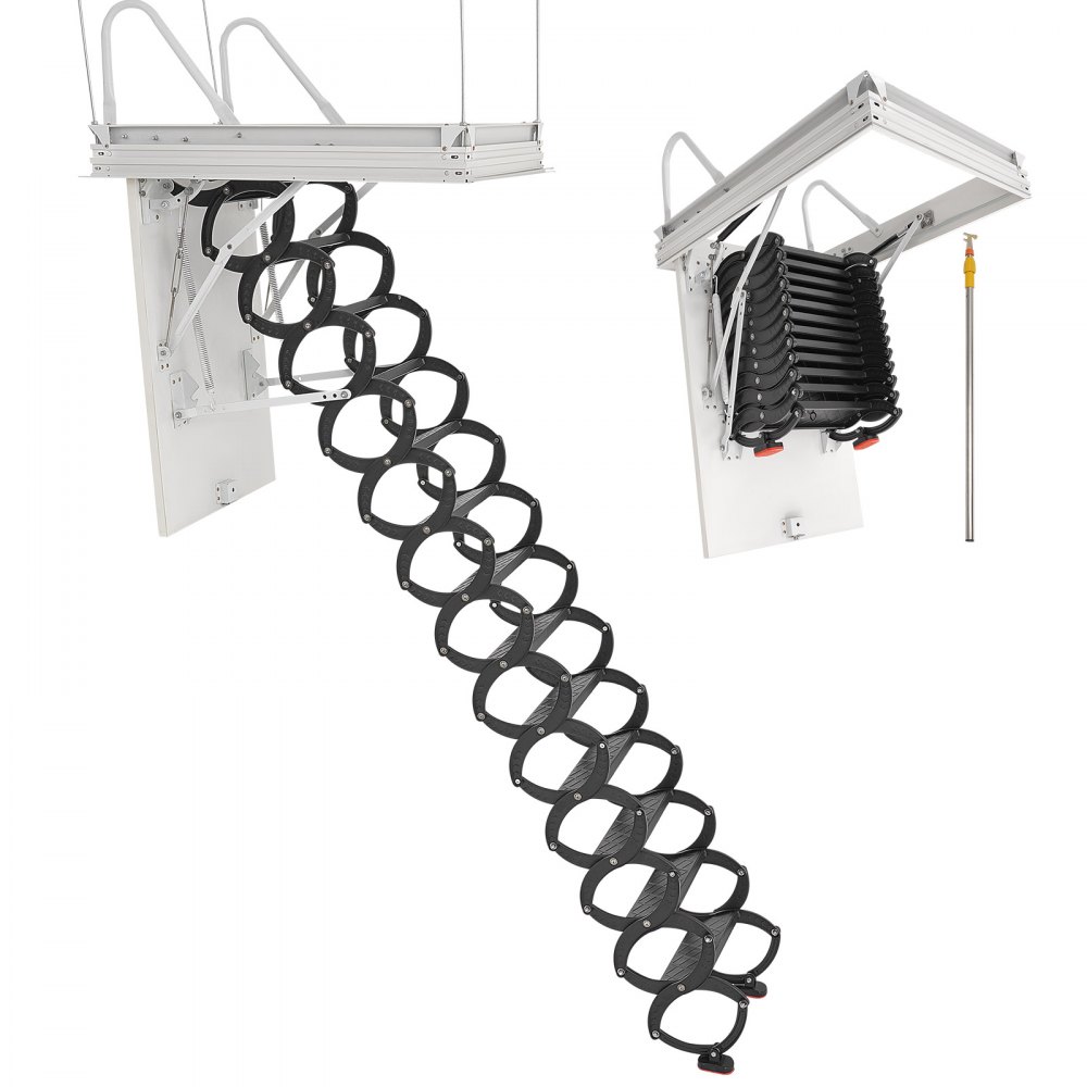 VEVOR Dachbodenleiter, Tragkraft 299,4 kg