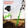 VEVOR Erdbohrer für Bohrmaschine, Ø 60x790 mm Gartenbohrer – Bild 2