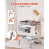 VEVOR Wickeltisch faltbare Wickelstation mit 2 Stoffschubladen & Seitenkorb & Kleiderstange – Bild 2 VEVOR Wickeltisch faltbare Wickelstation mit 2 Stoffschubladen & Seitenkorb & Kleiderstange – Bild 2
