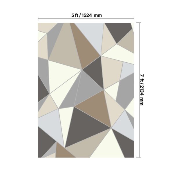 VEVOR Flächenteppich, 1524x2134 mm, waschbarer rutschfester Wohnzimmerteppich im Modern-Stil – Bild 3 VEVOR Flächenteppich, 1524x2134 mm, waschbarer rutschfester Wohnzimmerteppich im Modern-Stil – Bild 3
