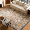 VEVOR Flächenteppich, 2743x3658 mm Kurzflor, waschbarer Teppich, Innenmatte für Schlafzimmer