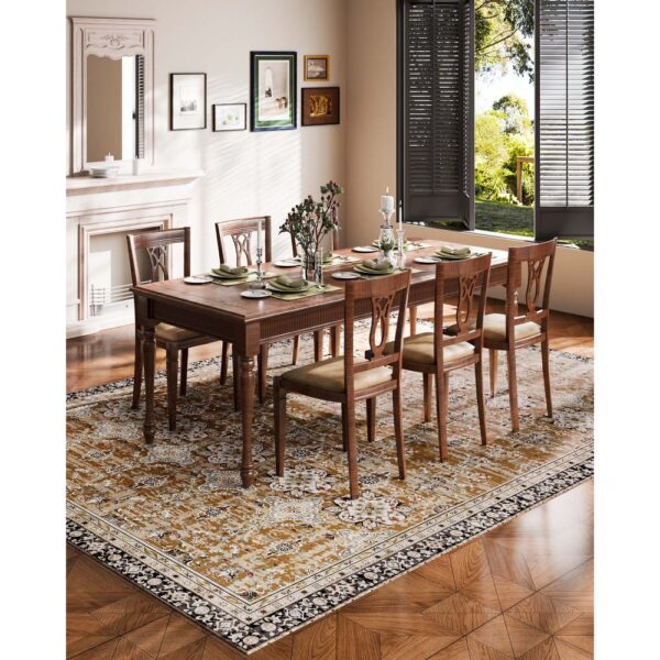VEVOR Flächenteppich, 2743x3658 mm Kurzflor, waschbarer Teppich, Innenmatte für Schlafzimmer – Bild 5