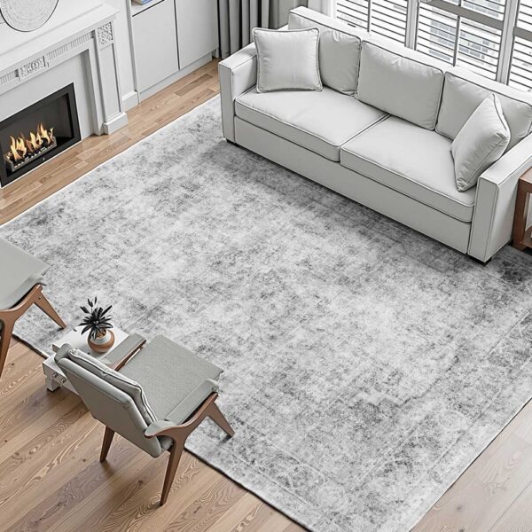 VEVOR Wohnzimmerteppich, 2743 x 3658 mm Kurzflor, waschbarer Flächenteppich im Boho-Stil VEVOR Wohnzimmerteppich, 2743 x 3658 mm Kurzflor, waschbarer Flächenteppich im Boho-Stil