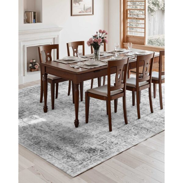 VEVOR Wohnzimmerteppich, 2743 x 3658 mm Kurzflor, waschbarer Flächenteppich im Boho-Stil – Bild 5 VEVOR Wohnzimmerteppich, 2743 x 3658 mm Kurzflor, waschbarer Flächenteppich im Boho-Stil – Bild 5