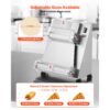 VEVOR elektrische Pizzateigpresse 355,6 mm Gebäck-Pressplatte, Brotpresse 390 W aus Edelstahl, 260 Stk./h – Bild 3