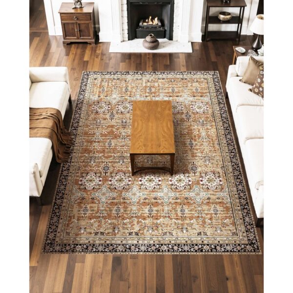 VEVOR Wohnzimmerteppich 2286x2896 mm, waschbarer Flächenteppich, rutschfester Teppich – Bild 2