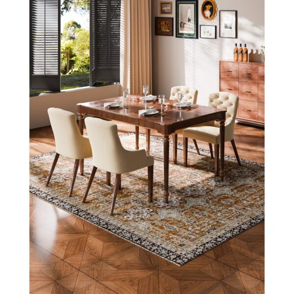 VEVOR Wohnzimmerteppich 2286x2896 mm, waschbarer Flächenteppich, rutschfester Teppich – Bild 5