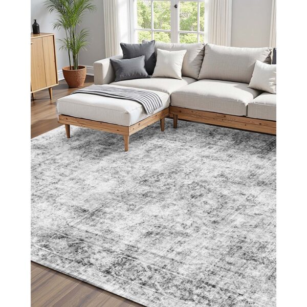 VEVOR Teppich, 1829x2743 mm Kurzflor, waschbarer Teppich, rutschfester Wohnzimmerteppich im Boho-Stil – Bild 2 VEVOR Teppich, 1829x2743 mm Kurzflor, waschbarer Teppich, rutschfester Wohnzimmerteppich im Boho-Stil – Bild 2