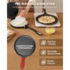 VEVOR Tortillapresse Taco Presse (25 cm) aus Graueisen, Teig-Presse für Tortilla – Bild 5