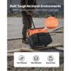 VEVOR Werkzeugtasche mit Rollen, 50 kg Tragkraft, 27 Taschen, 510x310x450 mm – Bild 3