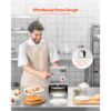 VEVOR elektrische Pizzateigpresse mit 15,24 cm Gebäck-Pressplatte, Brotpresse aus Edelstahl, Pizza-Teigrolle – Bild 3 VEVOR elektrische Pizzateigpresse mit 15,24 cm Gebäck-Pressplatte, Brotpresse aus Edelstahl, Pizza-Teigrolle – Bild 3