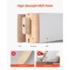 VEVOR Schiebetür im Scheunenstil Schiebetürsystem (914 x 2134 mm) aus hochfesten MDF-Platten – Bild 3