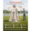 VEVOR Sportzelt, 1200 x 1200 x 1900 mm, Pop-up-Zelt für 1 Person, Campingunterstand für Veranstaltungen – Bild 2