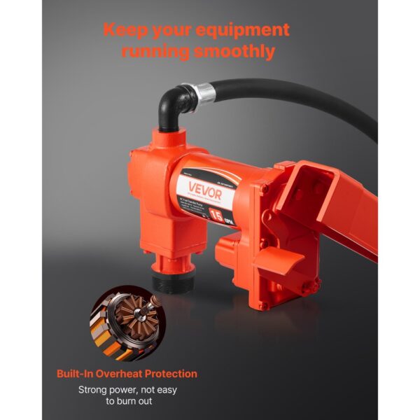 VEVOR Kraftstofftransferpumpe, 230V AC, elektrische Diesel-Transferpumpe, 57L /min – Bild 4