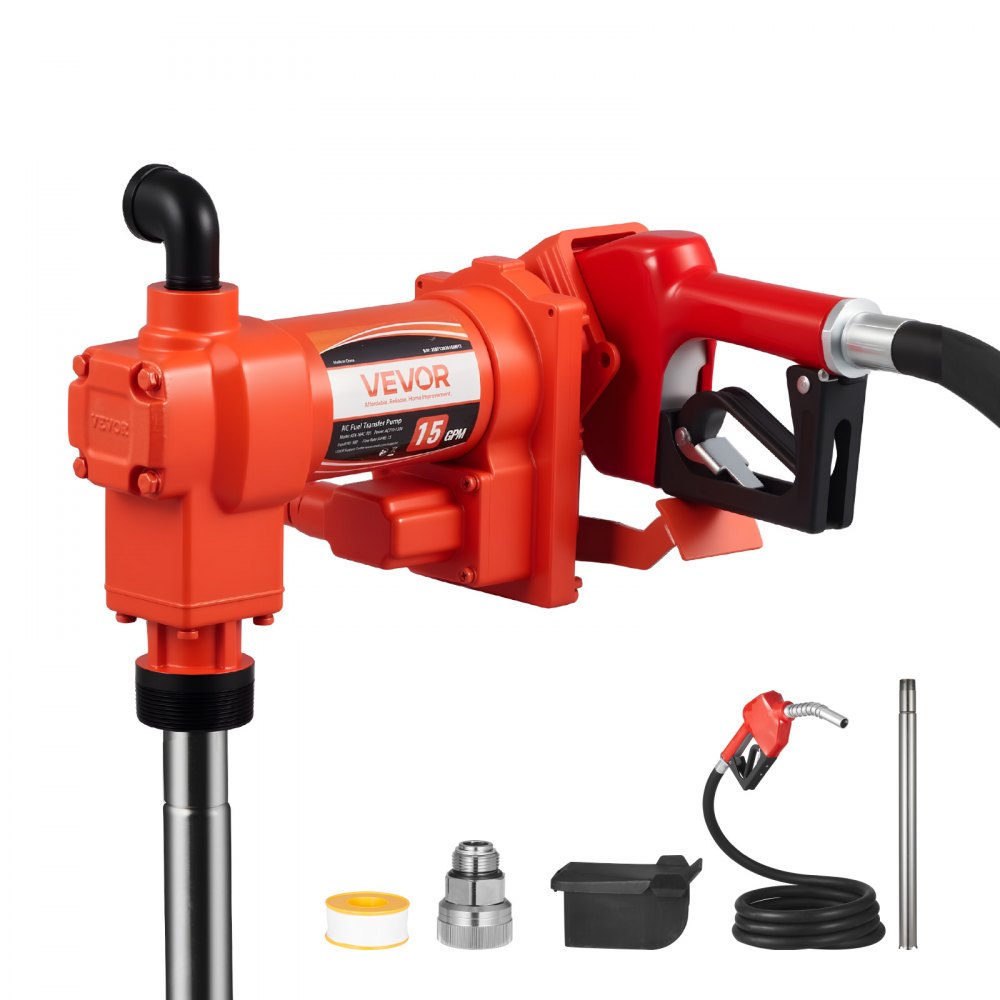 VEVOR Kraftstofftransferpumpe, 230V AC, elektrische Diesel-Transferpumpe, 57L /min