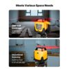 VEVOR Rotationslaser-Wasserwaagen-Set mit Stativ & Messlatte, 300 m Reichweite, 360-Grad-Drehung – Bild 3 VEVOR Rotationslaser-Wasserwaagen-Set mit Stativ & Messlatte, 300 m Reichweite, 360-Grad-Drehung – Bild 3