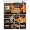 VEVOR Dickenhobel, 330 mm Arbeitstisch, 2 kW, Motordrehzahl von 23500 U/min – Bild 2