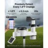 VEVOR 7-in-1 WLAN-Wetterstation, 7-Zoll-TFT-Display, solarbetriebener Außensensor – Bild 3