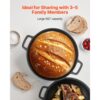 VEVOR Dutch Oven aus Gusseisen, 2 in 1 Schmortopf mit Bratpfannendeckel – Bild 2 VEVOR Dutch Oven aus Gusseisen, 2 in 1 Schmortopf mit Bratpfannendeckel – Bild 2