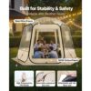 VEVOR Pop-up-Bubble-Zelt, 305 x 275 x 220 cm, transparentes Campingzelt, 540°-Panoramablick – Bild 3