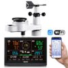 VEVOR 5-in-1-WLAN-Wetterstation, 7,5-Zoll-VA-Display, solarbetriebener Außensensor VEVOR 5-in-1-WLAN-Wetterstation, 7,5-Zoll-VA-Display, solarbetriebener Außensensor