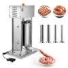 VEVOR elektrischer Wurstfüller 12 L Wurstfüllmaschine Fleischfüller mit stufenloser Geschwindigkeitsregelung