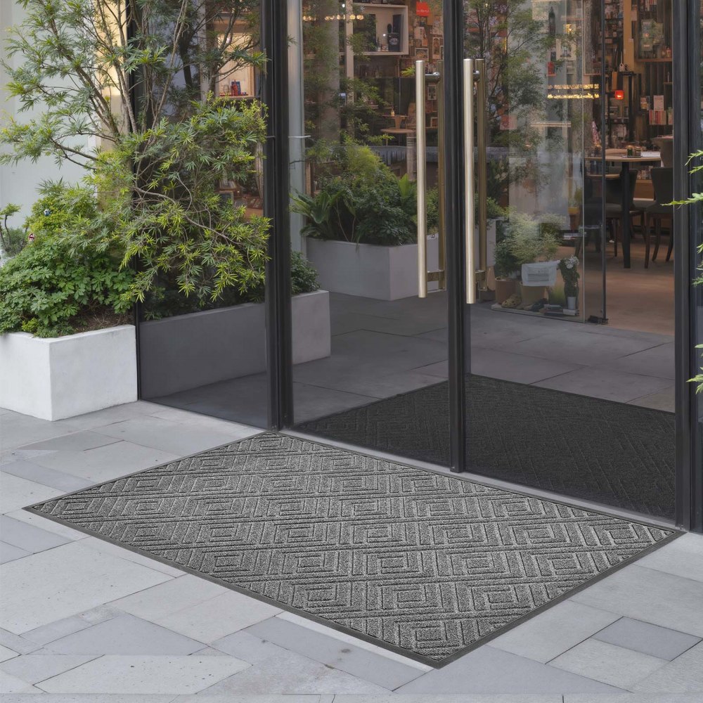 VEVOR Schmutzfangmatte, 1562 x 914 mm, Fußmatte für drinnen & draußen, Türmatte mit TPE-Rückseite